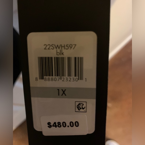 Guess Women's Charcoal Double-Breasted Pea Coat SIZE 1XL - Picture 4 of 4